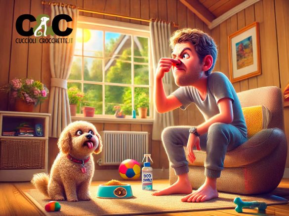 odore di cane in casa: 7 trucchi