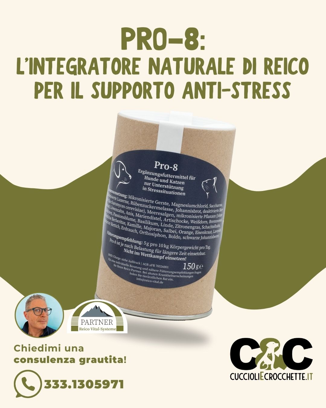 pro-8 reico integratore naturale anti-stress